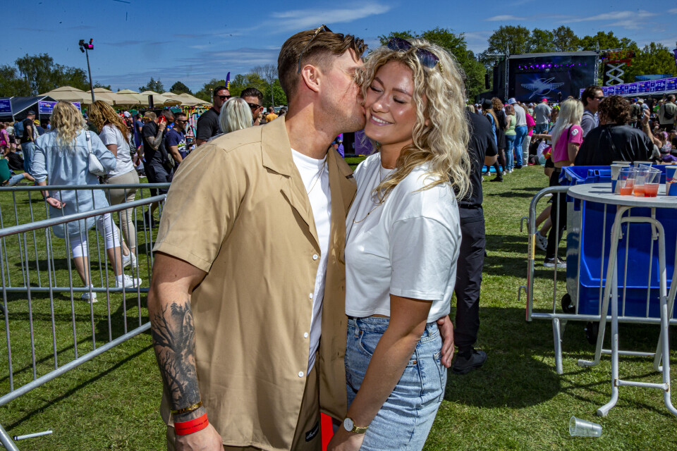 Ida McKenna Christiansen og Alexander Möllbach til 'Vi Elsker Heroes' 2023