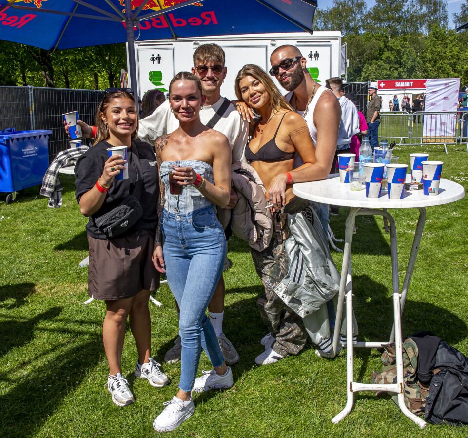 Nynne Larsen, Mads Emil Andersen, Emilie Hoffmann, Linea Sindt og Rasmus Lindbjerg til 'Vi Elsker Heroes' 2023