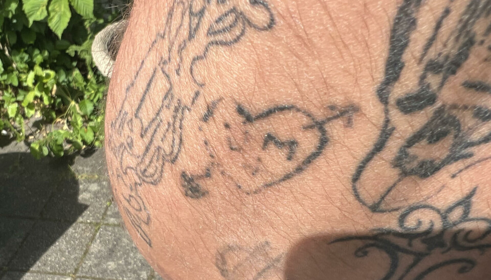 Sådan ser Boris' tatovering ud i dag.