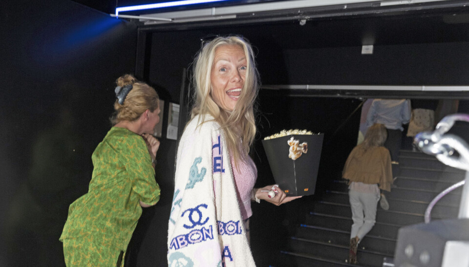 Caroline Fleming
i hastværk: Flygtede fra pressen