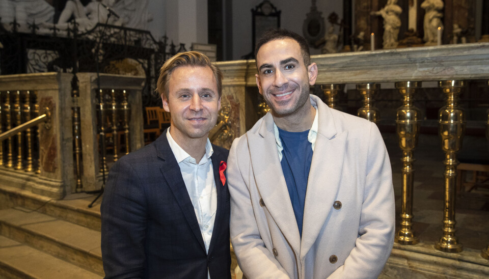 Andreas Gylling Æbelø og Abdel Aziz Mahmoud