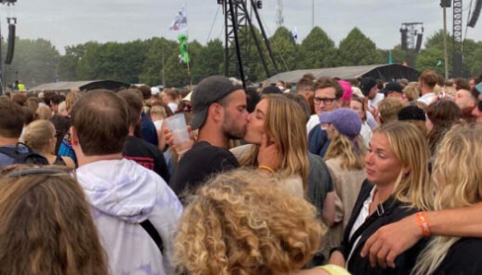 Stig og Frida på Roskilde Festival.