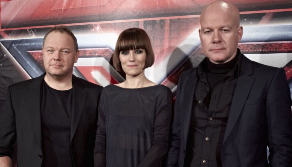 Cutfather aka Mich Hedin Hansen, Pernille Rosendahl og Thomas Blachman var dommere i 'X Factor' i 2012