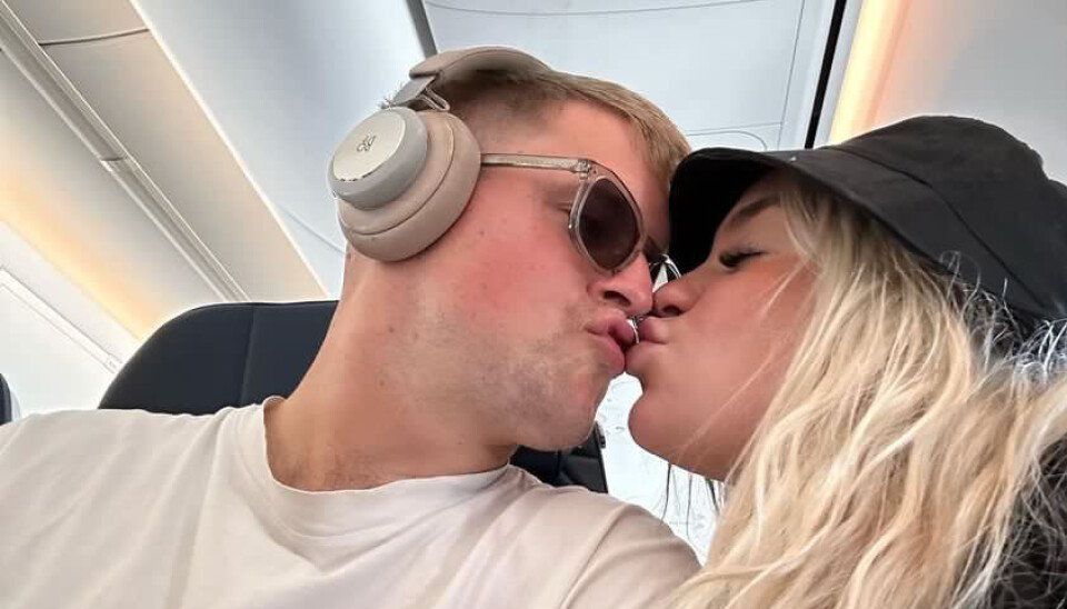 Cecilie og kæresten Morten.