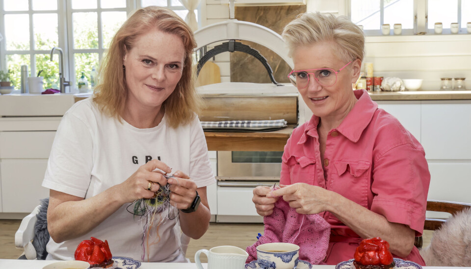 Christiane og Trine
startede en strikpodcast: Grebet af garn