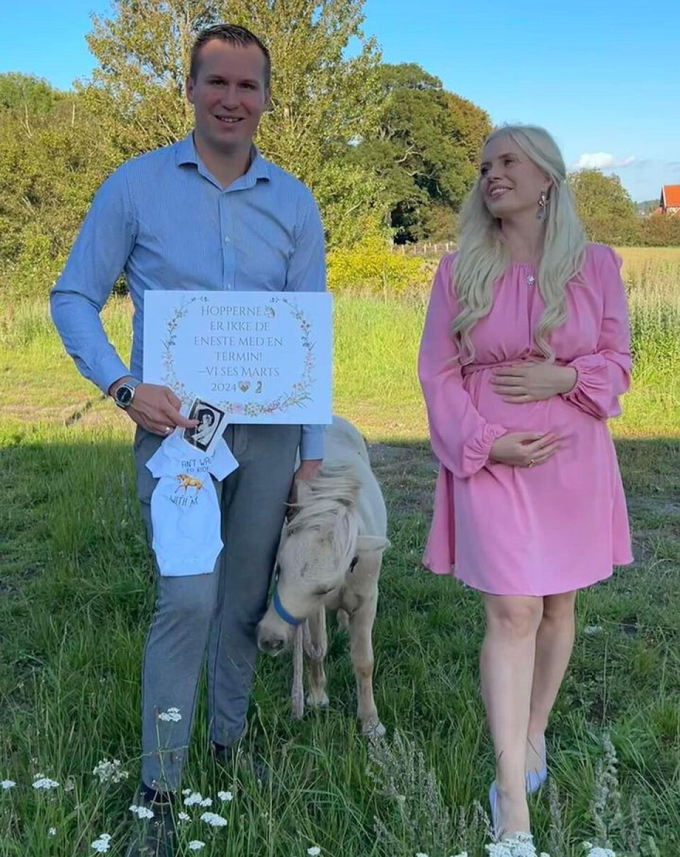 Michael og Maria venter deres første barn