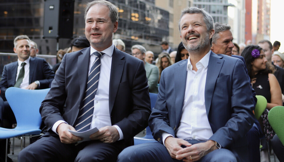 Som protektor for
Food Nation Denmark holdt han åbningstalen ved en
aftenreception hos
Det Danske Generalkonsulat, hvor
finansminister
Nicolai Wammen,
52, også deltog.