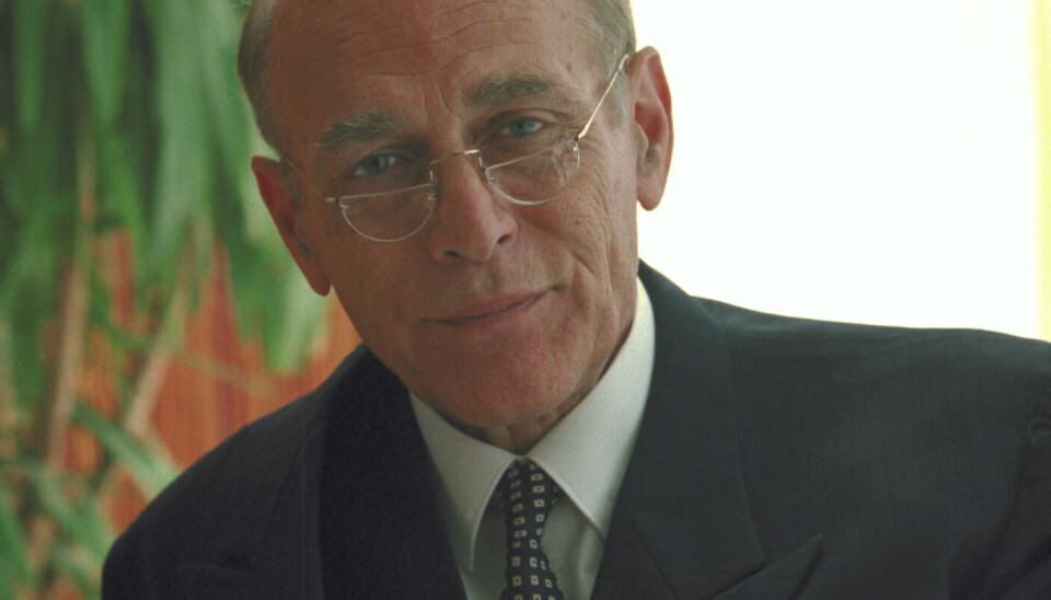 Edderkoppen (DR 1/Lars Hgsted)Dansk historisk dramaserie fra 2000Med Justitsministeren (Lars Lune)
