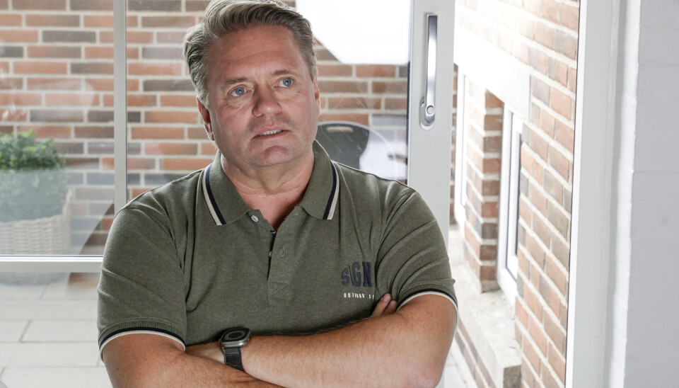 Johnny Hansen i sit hjem i Hurup, Thy.