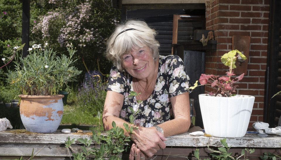Eva Madsen i sit sommerhus i 2019.