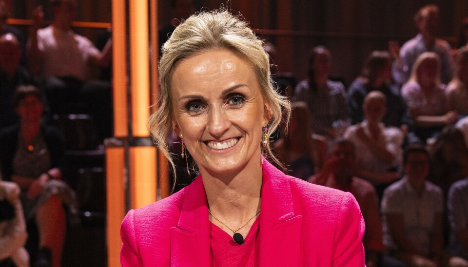 Marianne Eihilt ved dommerbordet i 'Vild med dans'.