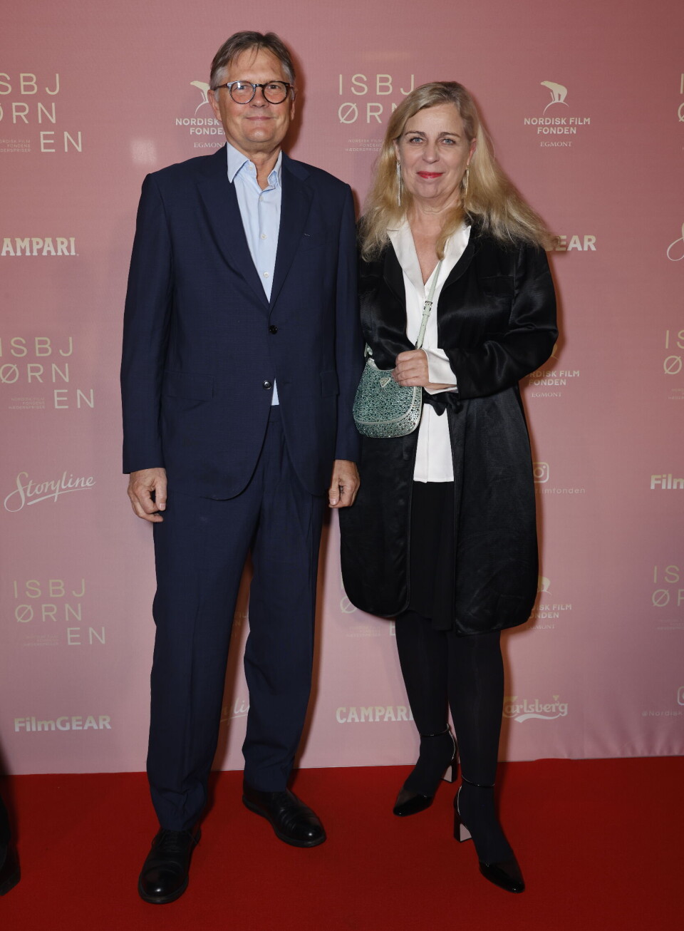 Lone Scherfig med sin mand, Jesper Preben Allentoft.