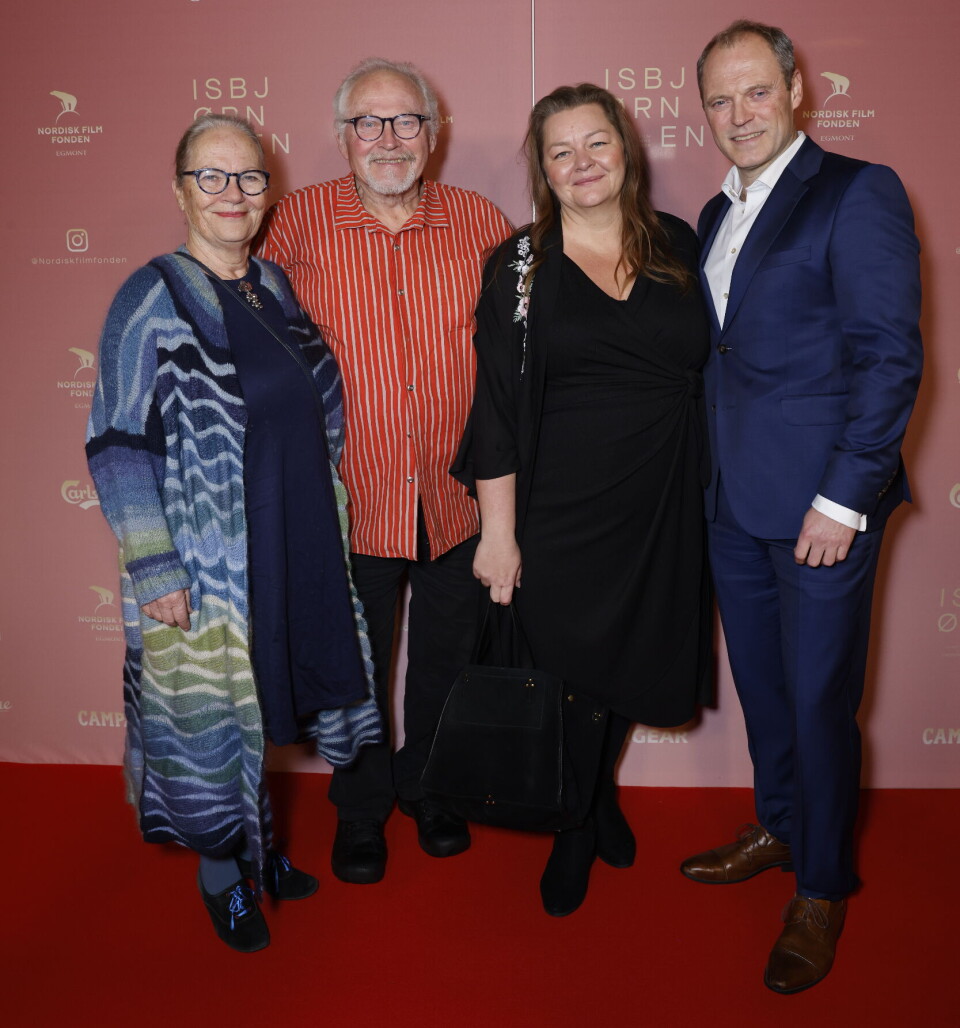 Jacob Lohmann nyder med sin kone Louise Hauberg Lohmann og sine forældre Lars og Eva Lohmann.
