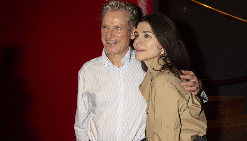 Premiere på 'Fra regnormenes liv'. Ole Lemmeke og Ellen Hillingsø
