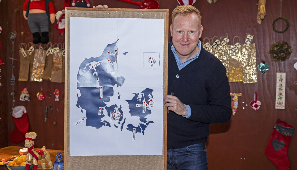 – Det er dejligt at være med til at udbrede
kendskabet til forskellige danske øl, siger
Breinholt, der havde en presset dag efter årets
optagelser og måtte aflyse sine aftaler.