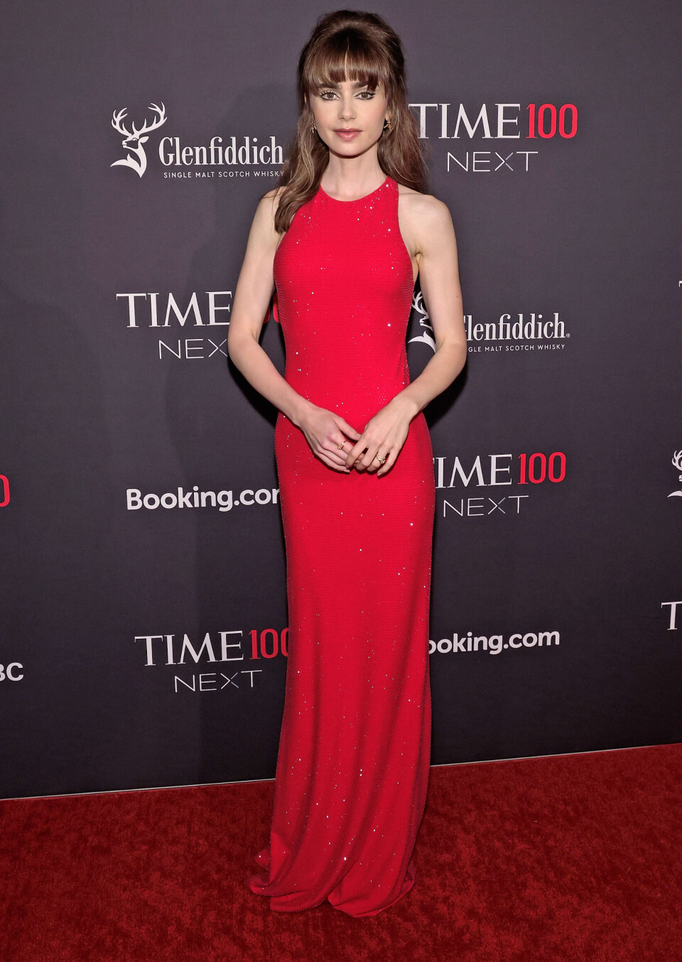 Lily Collins til 'Time 100 Next' i New York City.