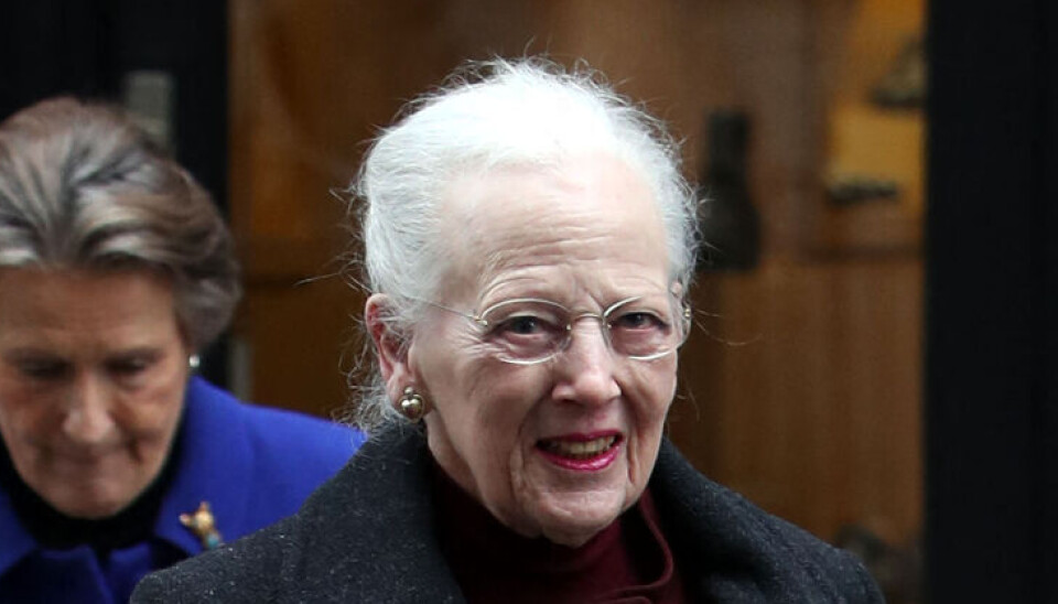 Dronning Margrethe på juleshopping i London i december 2023.