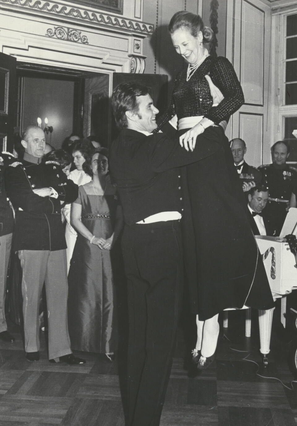 Prins Henrik og Tronfølger Margrethe i Januar 1971