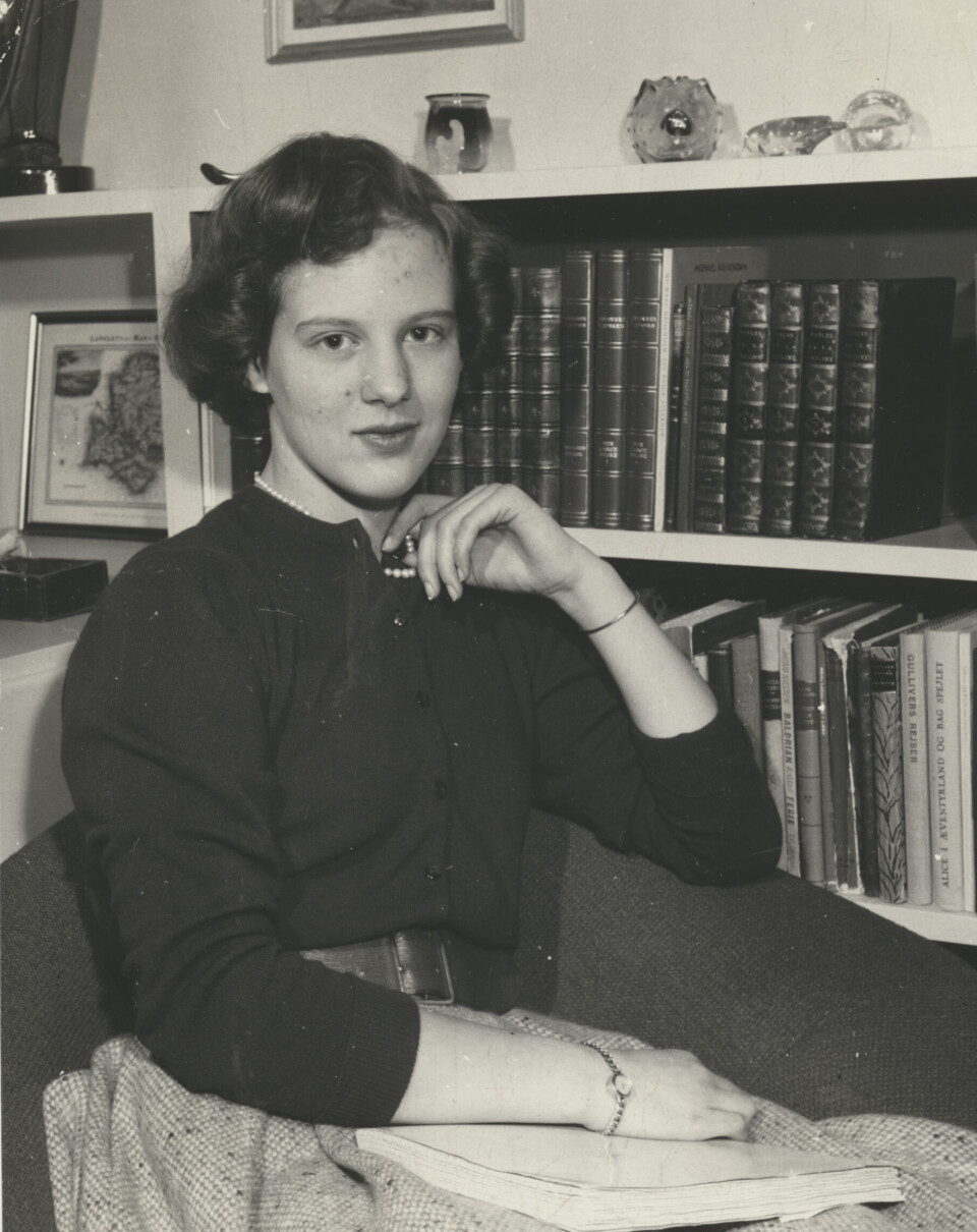Tronfølger Margrethe i 1958