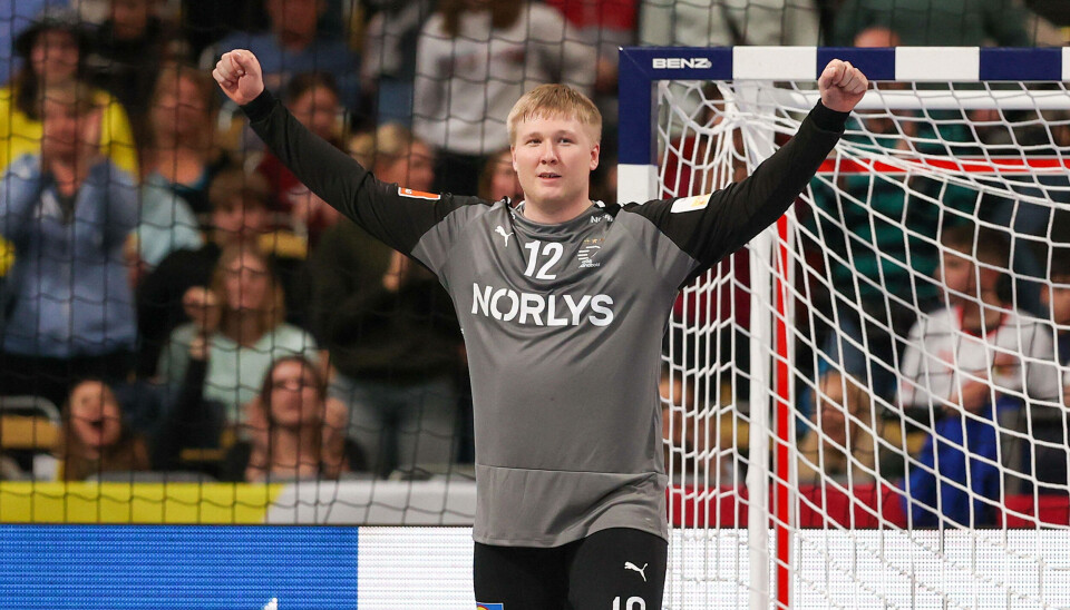 Emil Nielsen til Danmarks kamp mod Tjekkiet under EM.