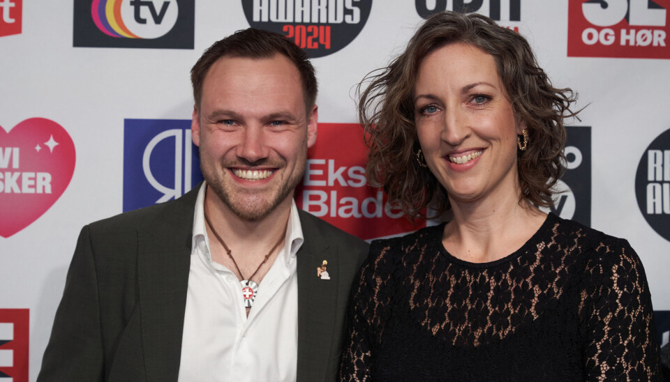 Gustav Alshauge og kæresten Rikke til Reality Awards 2024