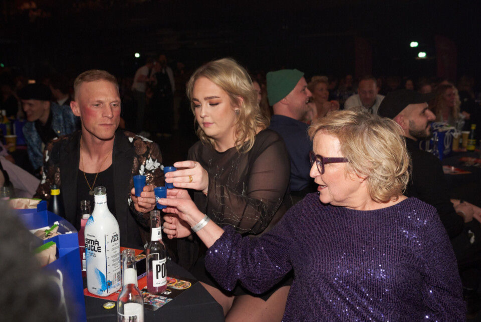 Tine Gøtzsche fester til Reality Awards 2024.