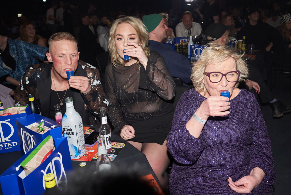 Tine Gøtzsche fester til Reality Awards 2024.