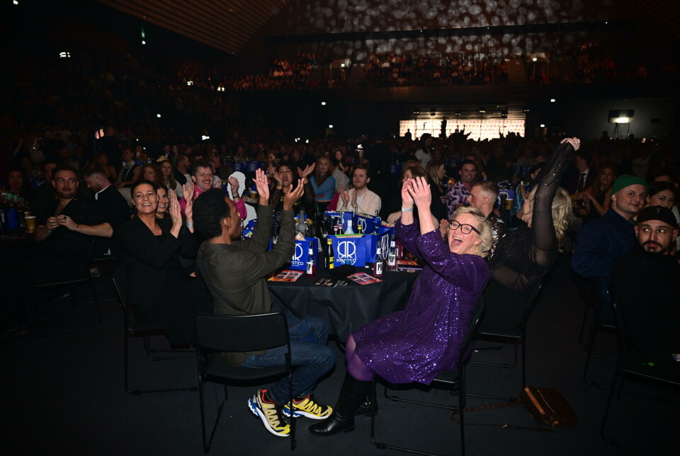 Tine Gøtzsche fester til Reality Awards 2024.