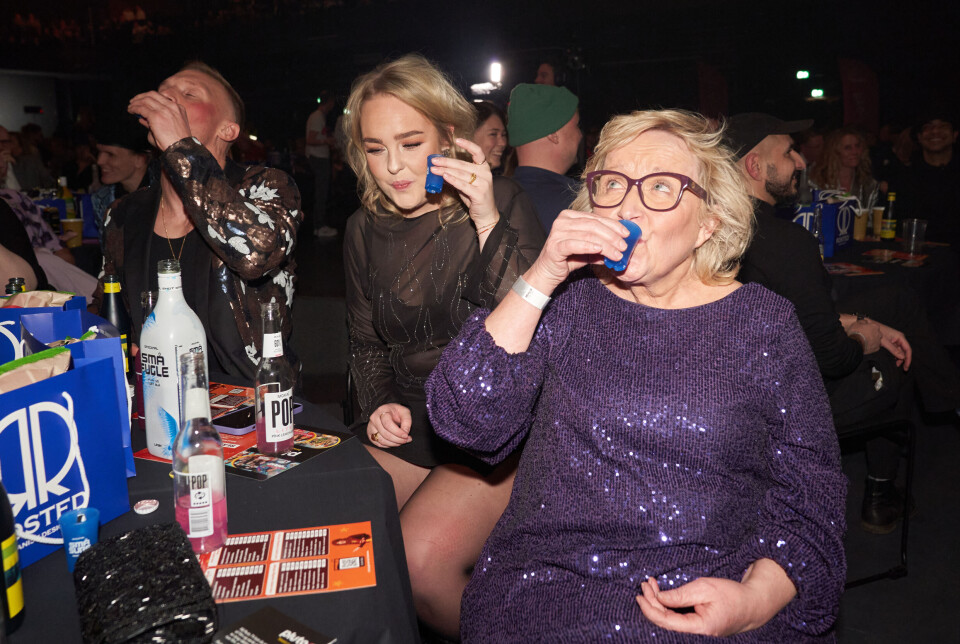 Tine Gøtzsche fester til Reality Awards 2024.