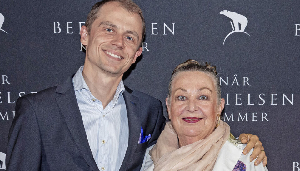 Premiere på 'Når befrielsen kommer' med Johan Jessen og Ulla Jessen.