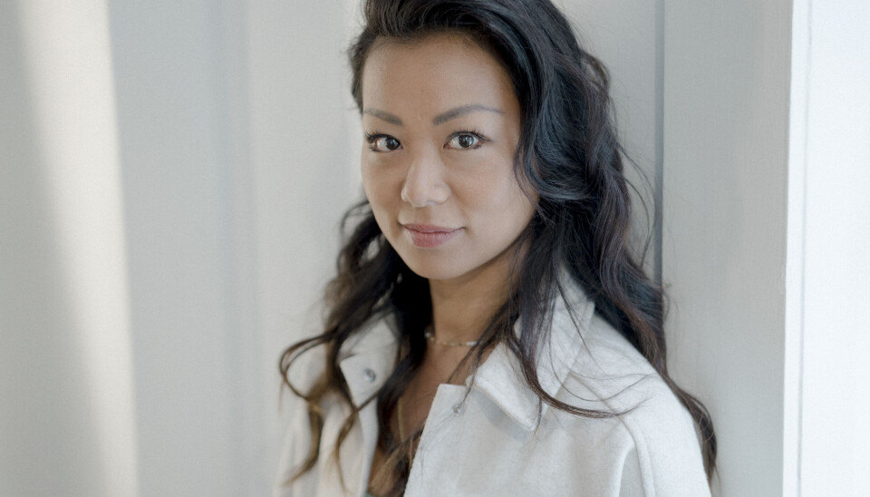 Katrine Lee Larsen fra Copenhagen Cartel laver 'nedbrydelige' badedragter af brugt fiskergarn.