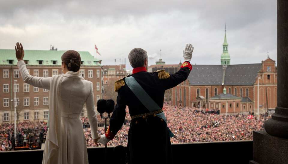 Dronning Mary og kong Frederik.
