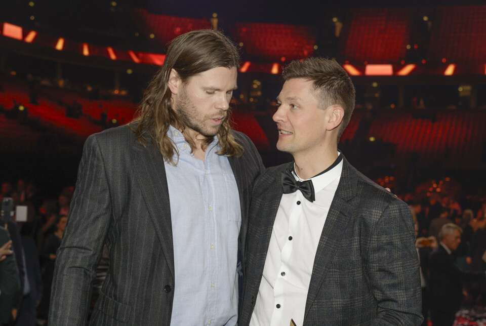 Mikkel Hansen og Lasse Svan ved Sport 2023 i Herning.