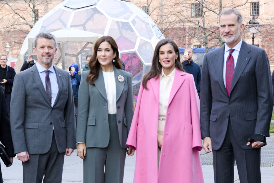 Kong Frederik og dronning Mary med dronning Letizia og kong Felipe.