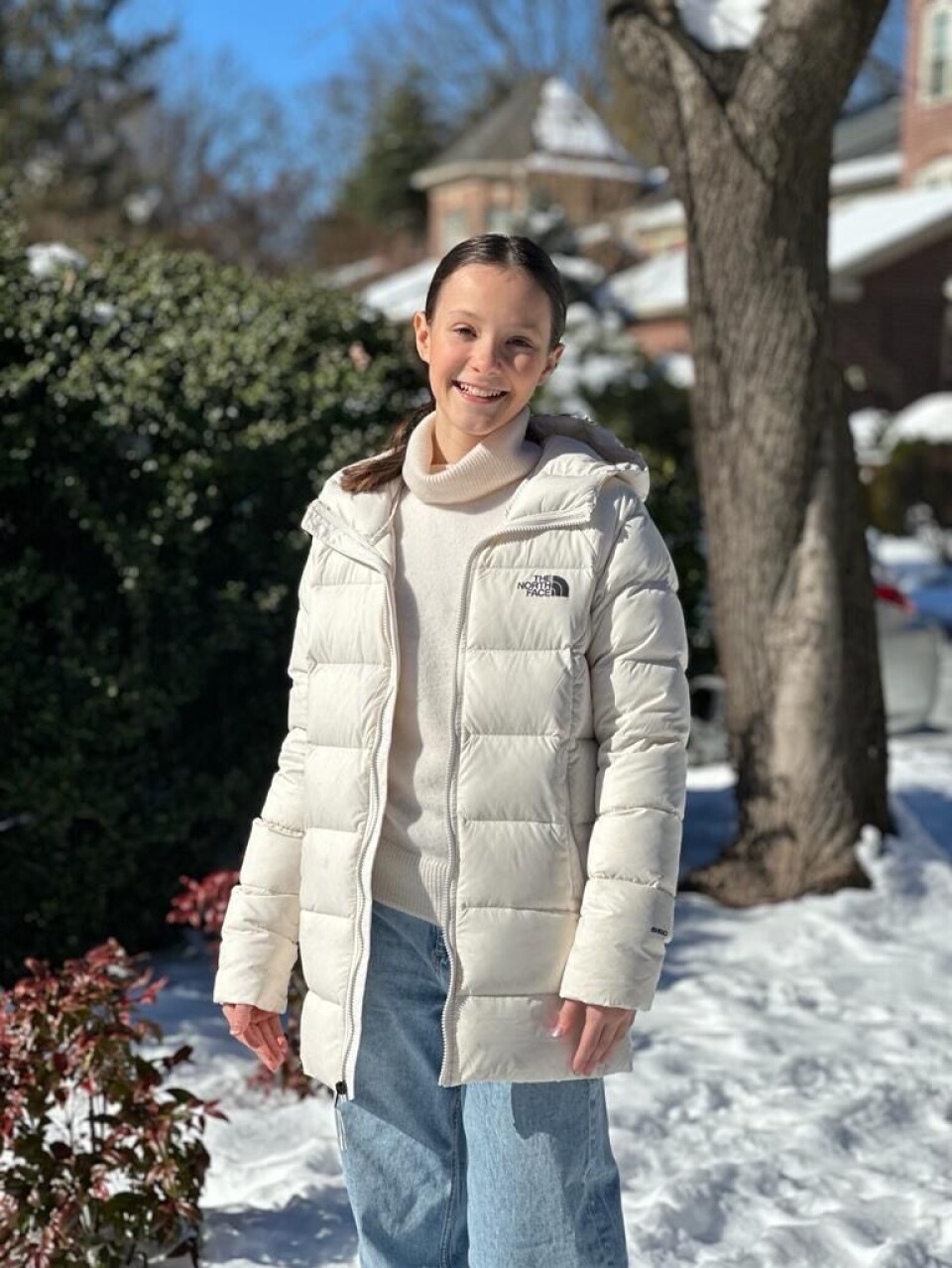 Komtesse Athena ved familiens hjem i Washington D.C.