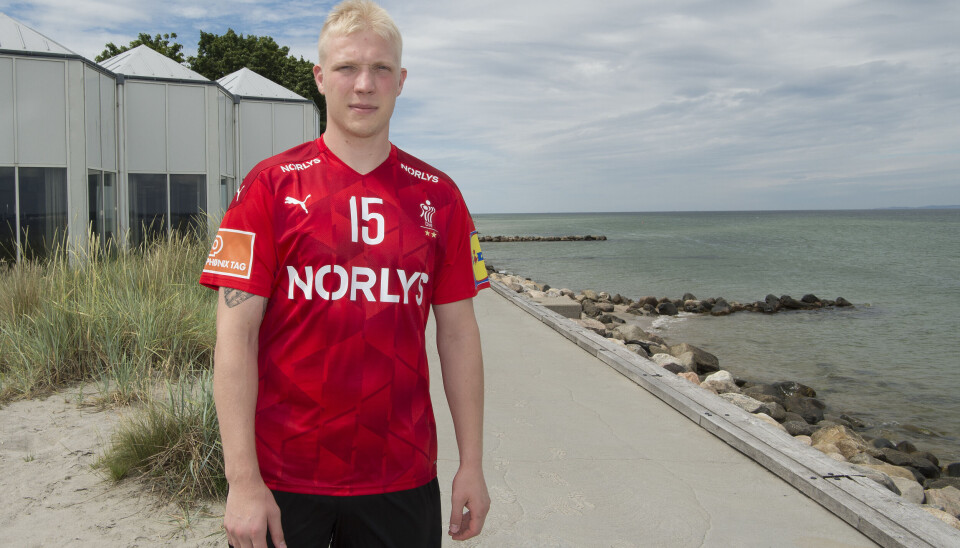 Pressemøde med Danmarks håndboldlandshold (herrer)Magnus Saugstrup