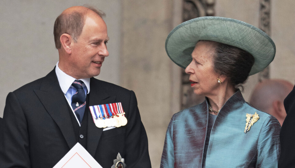 Prins Edward og prinsesse Anne.