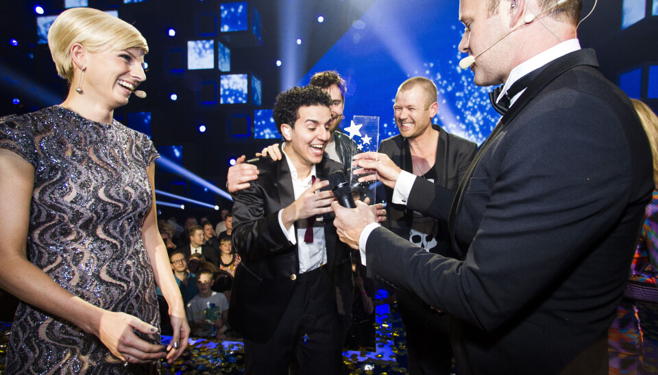 Billede 2 - Bassim vandt Dansk Melodi Grand Prix 2014 med sangen 'Cliche Love Song'.