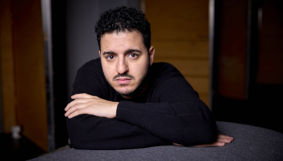 Billede 1 - Sangeren Basim til pressemøde på Dansk Melodi Grand Prix 2024.