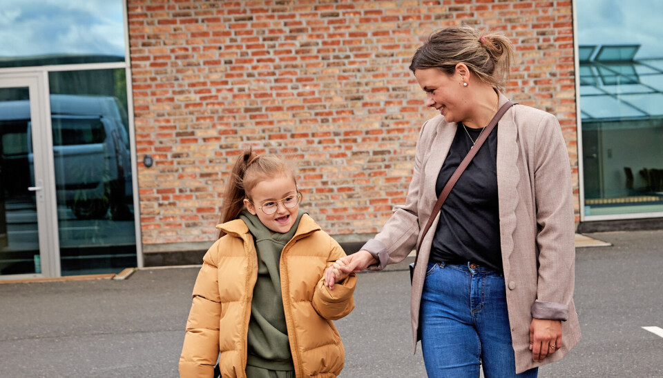 Rikke med datteren Isabella fra 'De sjældne danskere'