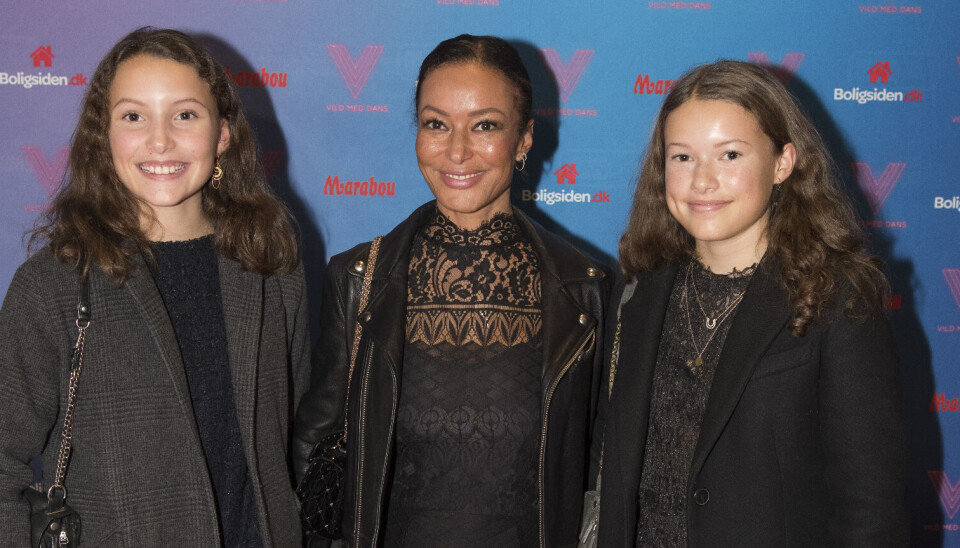 (Fra venstre) Isabel, Elsa og Jaqueline Adams.