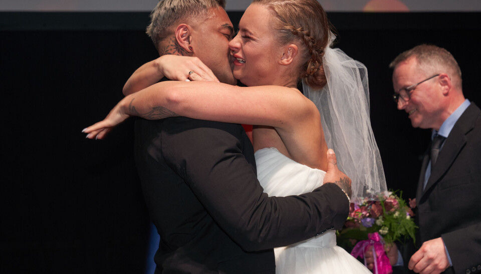 Jeremy 'Panda' Ace og Maria blev gift til Reality Awards 2024.