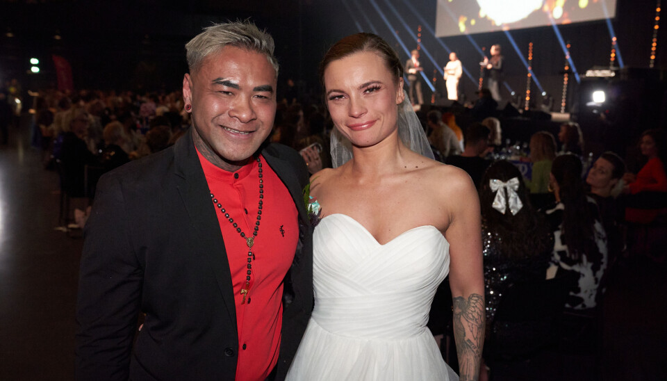 Jeremy 'Panda' Ace og Maria blev gift til Reality Awards 2024.