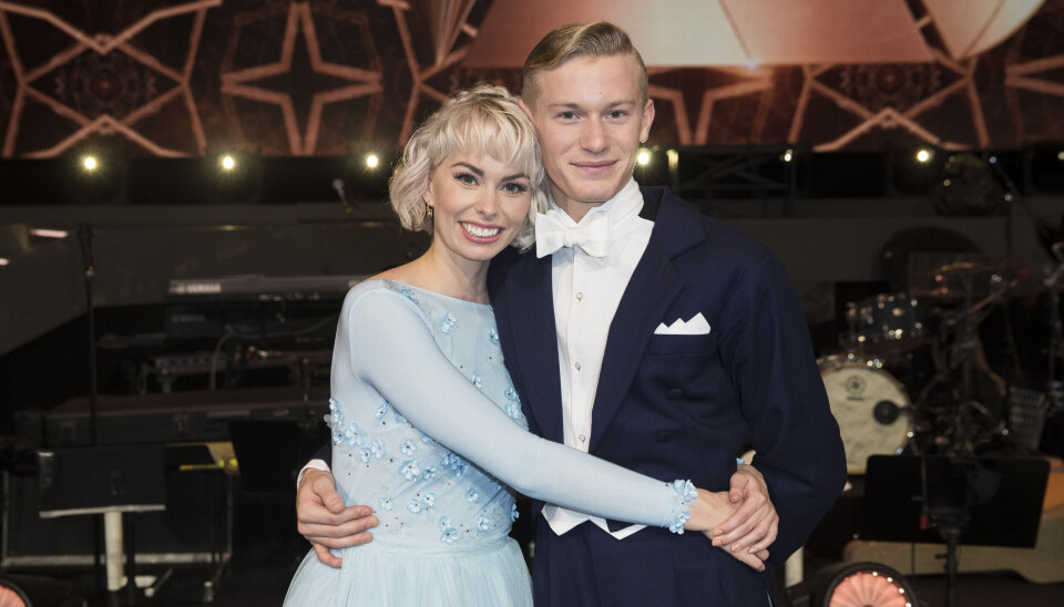 Jenna Bagge og Albert Rosin Harson i 'Vild med dans'.