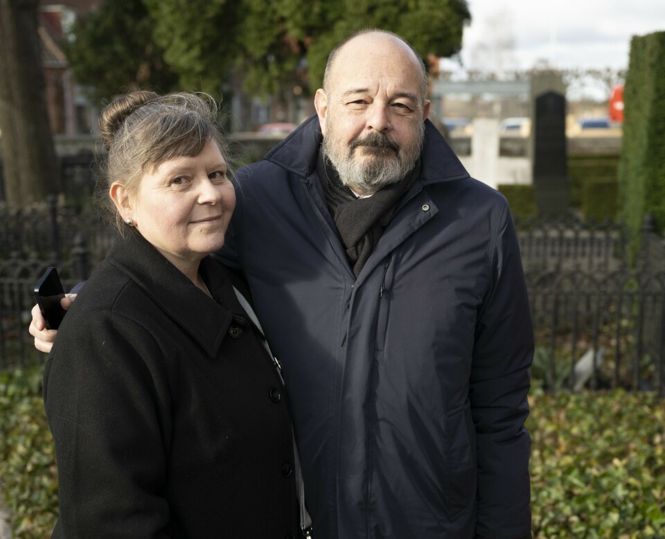 Tomas’ søskende Steen Stig Lommer, 63, og Micaëla Strøbye, 55.