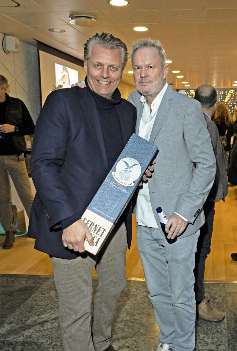 Philip Lundsgaard, 59, sørgede for, at Dan ikke løber for Fernet Branca lige foreløbig.