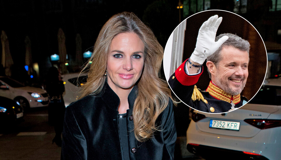 Genoveva Casanova og kong Frederik.