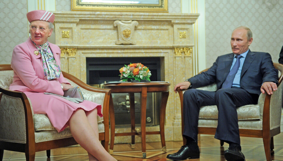 PM Putin meets with Queen of Denmark HM Margrethe II