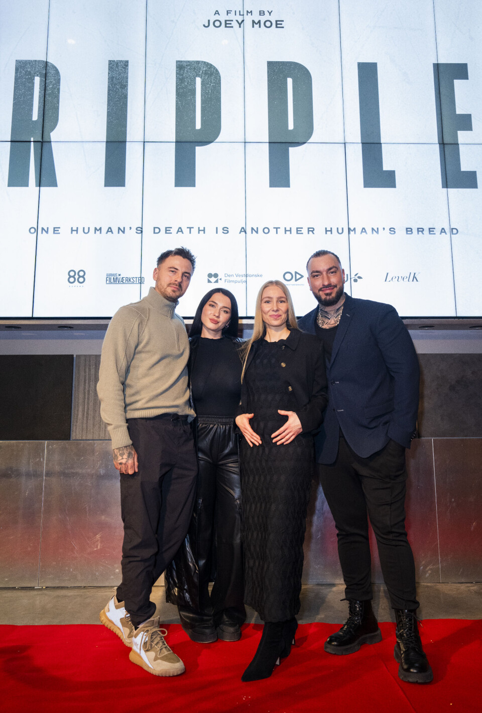 Premiere på Joey Moes film "Ripple" i Big Bio i København.