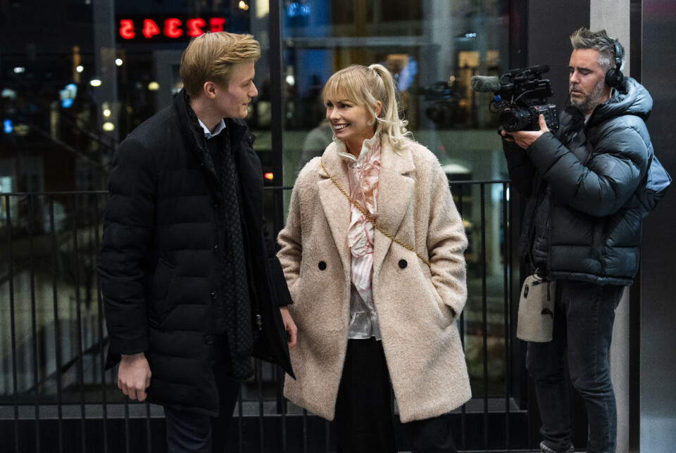 Albert Harson og Jenna Bagge til premiere på Joey Moes film "Ripple" i Big Bio i København.